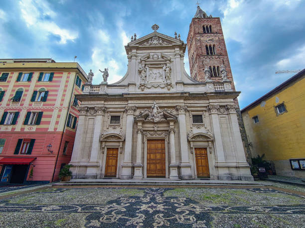 istock Varazze old medieval church cathedral Saint Ambrogio 1313250804