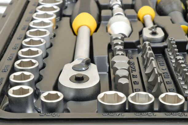 istock Close up of mechanical hand tool kit 1313258582