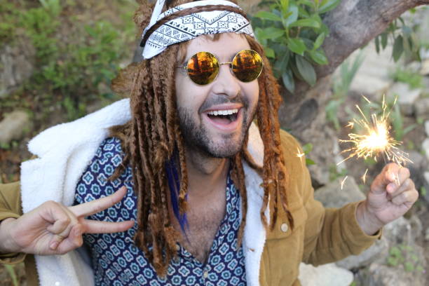 istock Hippie showing the peace sign 1313258637