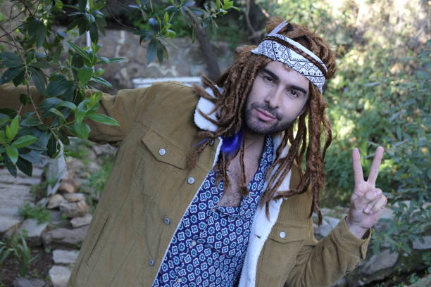 istock Hippie showing the peace sign 1313258674