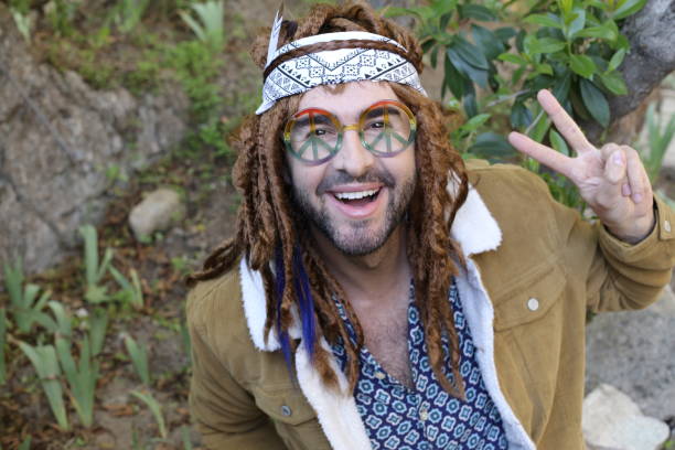 istock Hippie showing the peace sign 1313258741