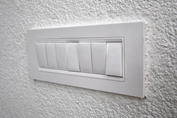 istock Turn all the lights off - modular electrical switch 1313265450