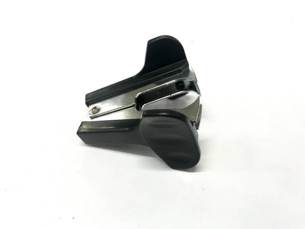istock Black pin remover matchin with white background 1313265717