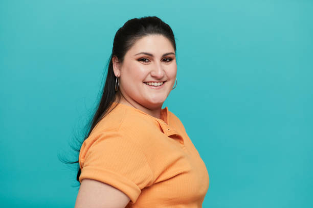 istock Plus size woman studio portrait 1313280605