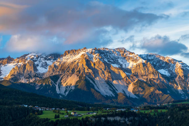 istock Dachstein massif at sunset, Styria, Austria 1313280856