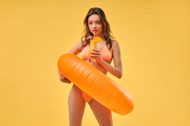 istock Woman on color background 1313283012