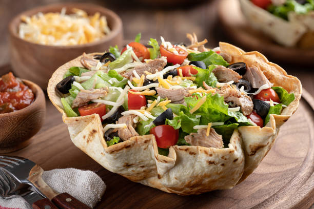 istock Taco Salad in a Tortilla Shell 1313284384
