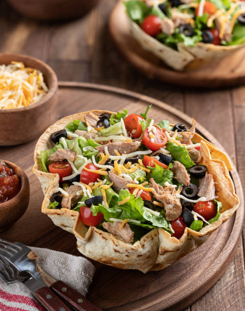 istock Taco Salad in a Tortilla Shell 1313284396