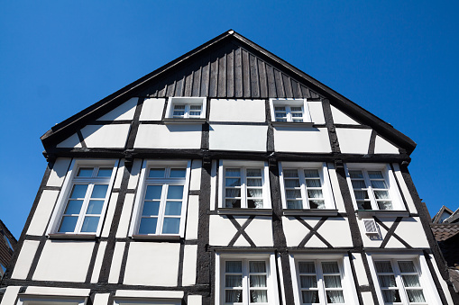 Historical half-timbered home in Essen Werden