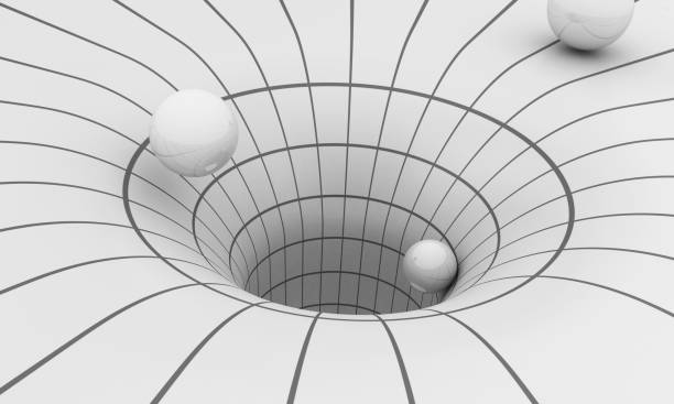 istock Balls Flying in White Tunnel - Abstraction 1313286199