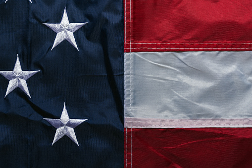 USA Flag Close-up