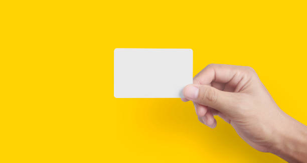 istock Hand holding  virtual card with your 1313300235