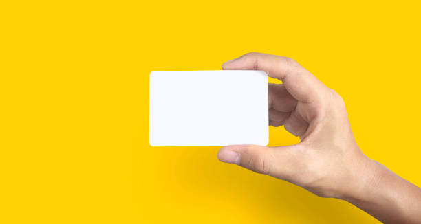 istock Hand holding  virtual card with your 1313300243