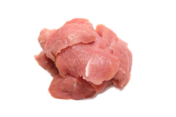 istock Turkey fillet isolated on a white background. 1313301922
