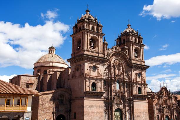 istock Catholic church Cusco or Cuzco town, Peru 1313306108