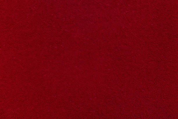 istock Textile background. Red velvet or corduroy. An empty and flat surface 1313308401