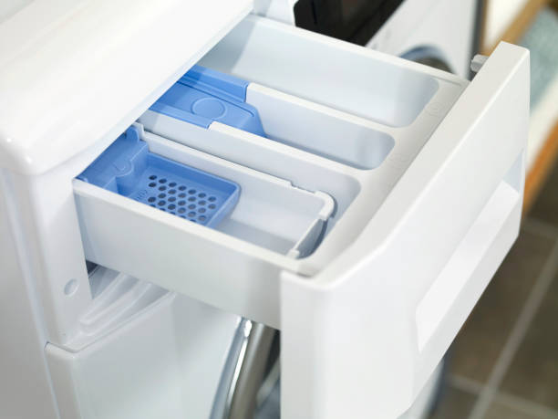 istock Detergent drawer of washing Machine(clipping path) 1313308416