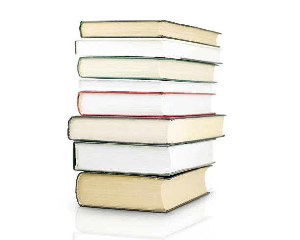 istock Stack of books isolated on white background 1313313330