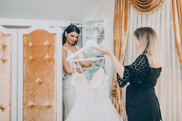 istock Bride in weeding dress 1313315145