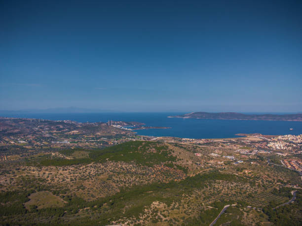 istock View of Lavrio port from drone 1313315963