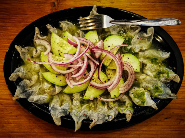 Shrimps Aguachile Stock Photo - Download Image Now - Seafood, Mexico,  Seviche - iStock