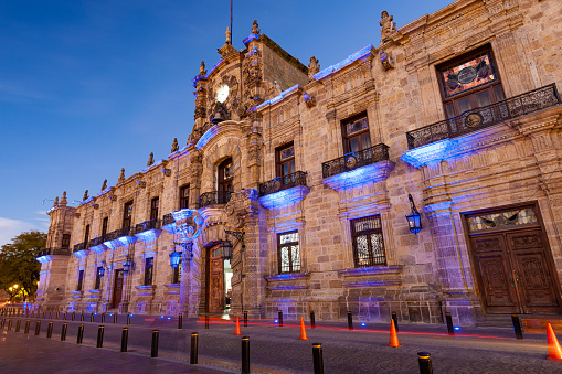 Museum of the Government Palace in Guadalajara, Jalisco, Mexico.