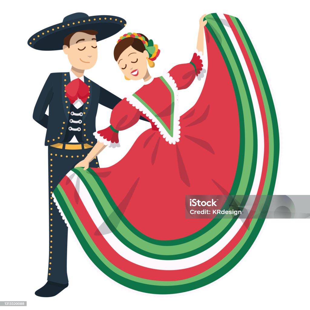 Ilustración de Pareja De Bailarines Tradicionales Mexicanos y más Vectores  Libres de Derechos de Etnia Latinoamericana - Etnia Latinoamericana,  Celebración - Ocasión especial, Clip Art - iStock
