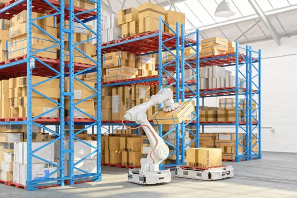 Photo of Smart Warehouse Staffed By Robots