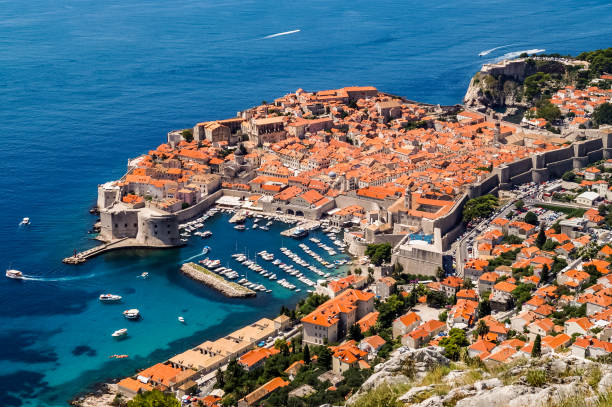 istock Croatia -Panoramic view of Dubrovnik old town. 1313322527