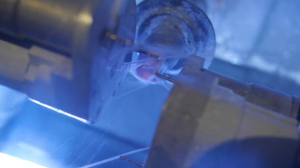 istock The milling machine makes the shape of a tooth 1313322577