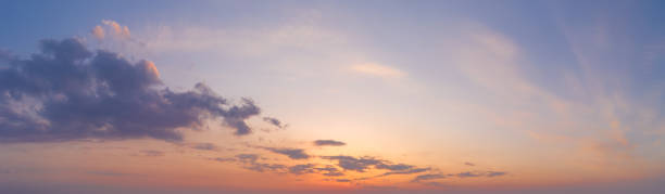 istock intense dramatic panoramic sunset with cirrus clouds illuminated by red sunbeams 1313328692