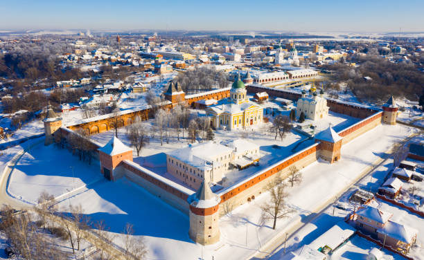 istock Kremlin and St. Nicholas Cathedral at Zaraysk 1313331437