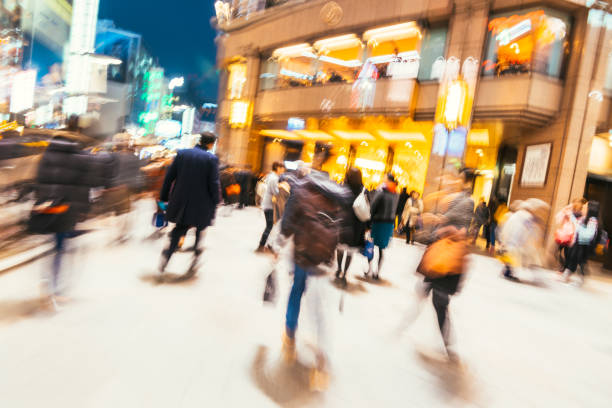 istock People on crossing in Ginza , Tokyo, Japan. 1313334068