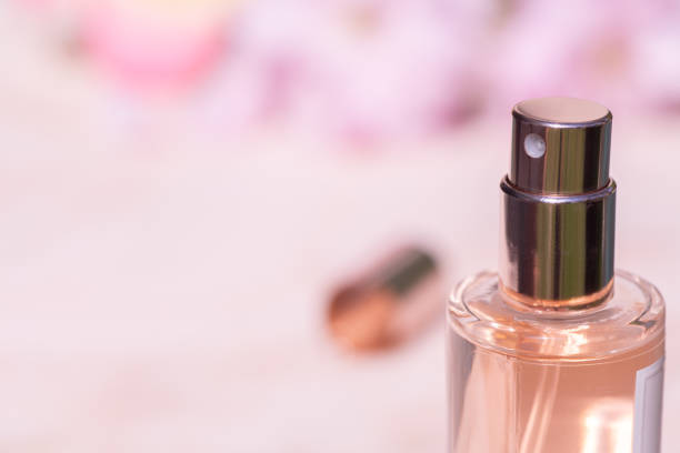 istock Cosmetics on pink marble background 1313344236