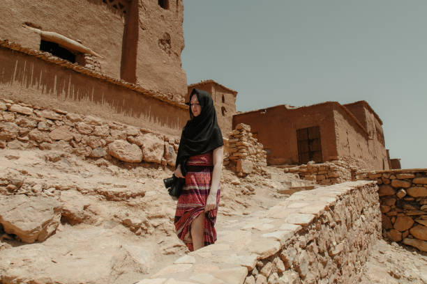 istock A woman walking in a medina 1313346958