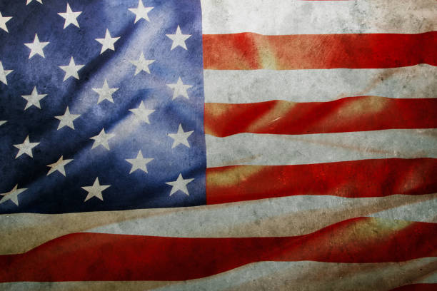 istock Grunge American flag 1313348219