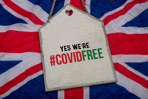 UK is going to be offical covid free country soon with covidfree tag.