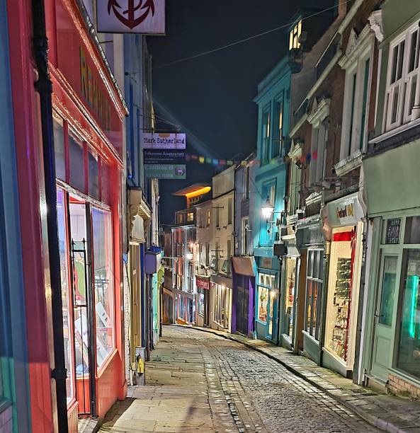 The Old High Street at Night