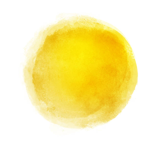 istock Watercolor circle on white as background 1313351516