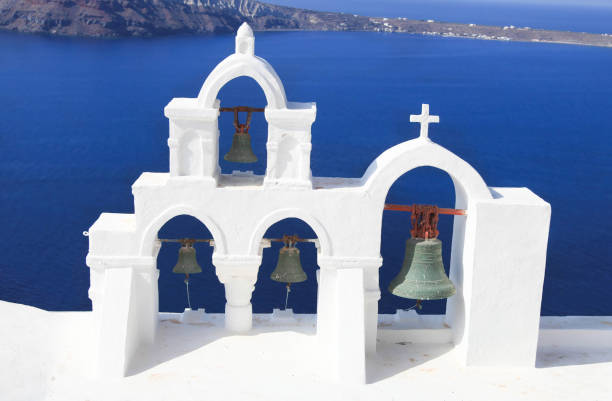 istock Santorini island in Greece. Caldera summer sunny 1313351699