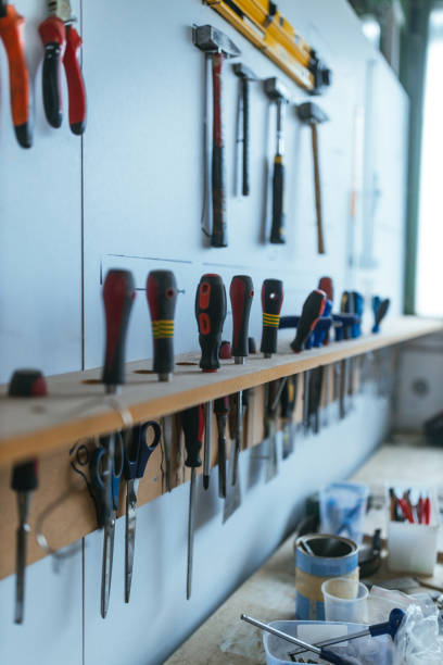 istock Lots of screwdrivers in workshop 1313358635