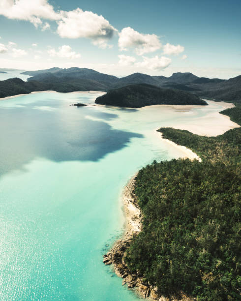 istock Whitsunday islands aerial view 1313358880