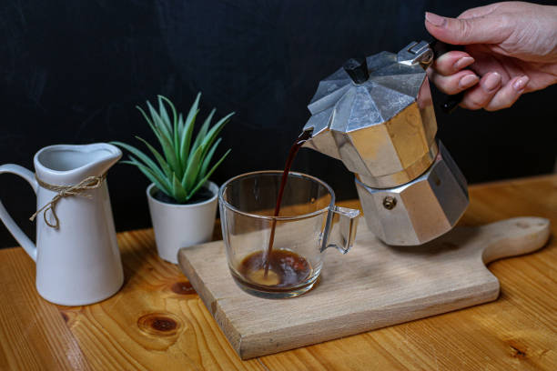 istock Moka pot . stock photo 1313363744