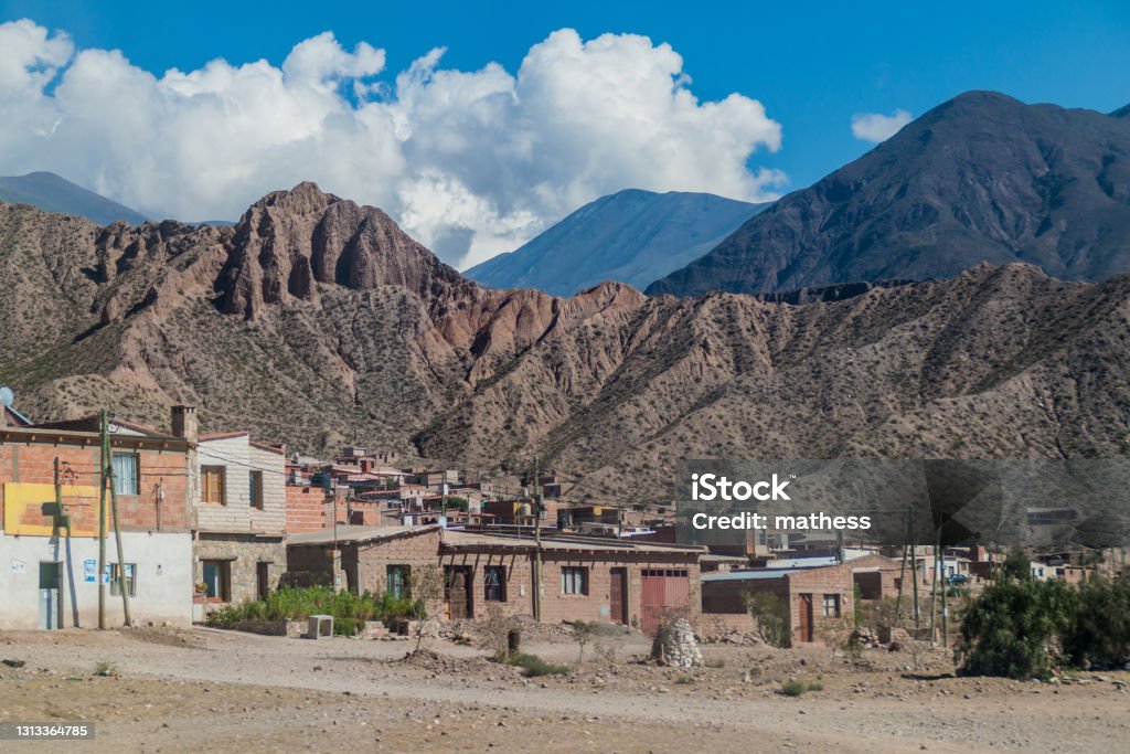 Tilcara village in northern Argentina Humahuaca Stock Photo