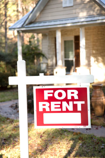istock Home for sale with real estate sign.  Front Yard. 1313368675