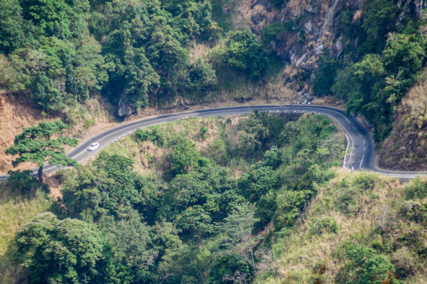 istock Winding mountain road near Ella, Sri Lan 1313372229