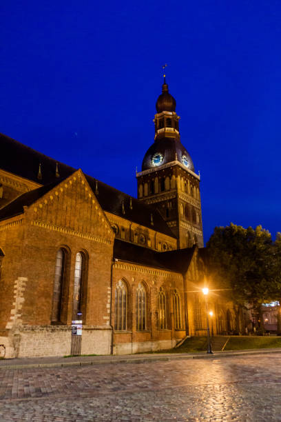 istock Evangelical Lutheran cathedral in Riga, Latv 1313373028