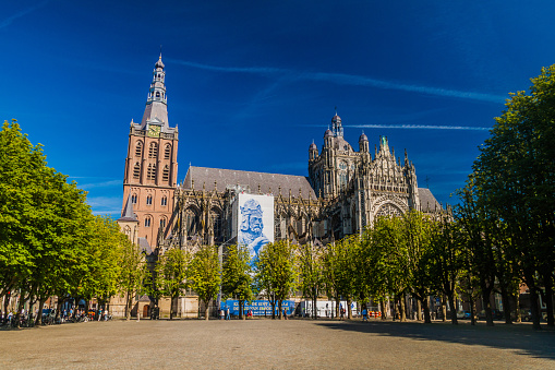 Gothic Saint John's cathedral in Den Bosch, Netherlands