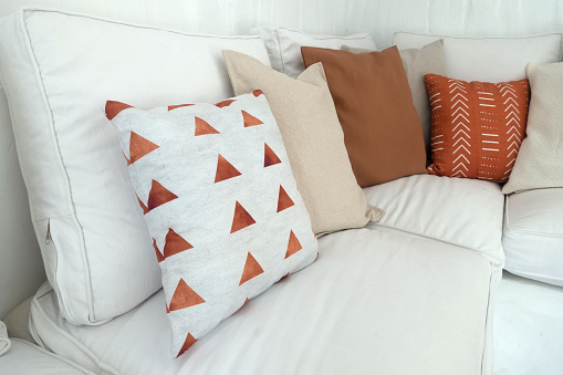 pillows on Sofa