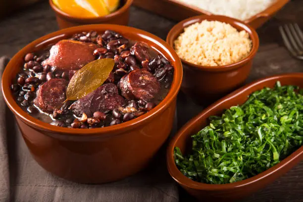 Feijoada, a typical Brazilian food